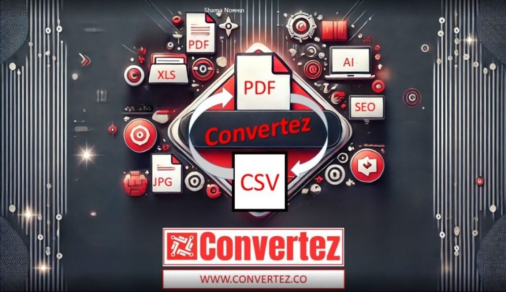 PDF to CSV