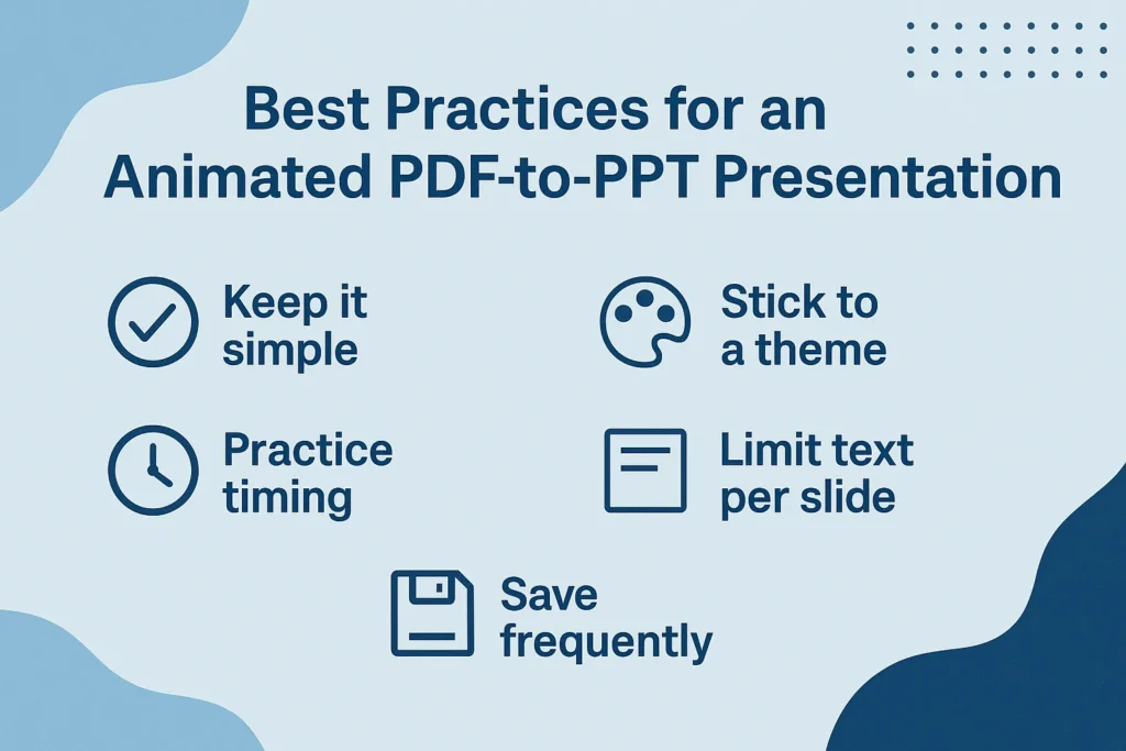 PDF to PowerPoint with Animations