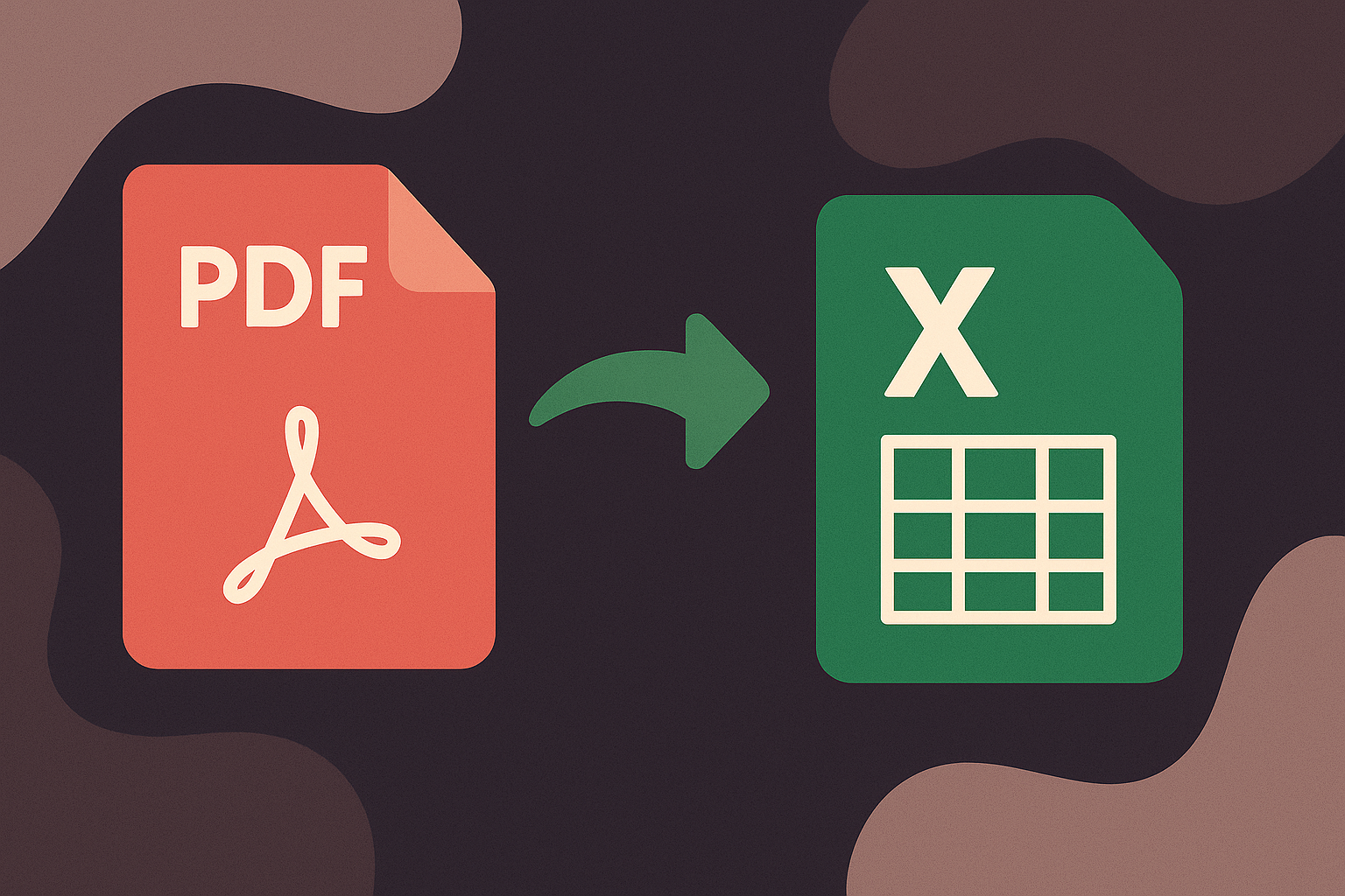 Convert PDF to Excel
