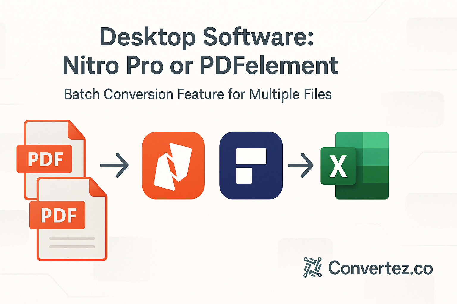 Convert password protected PDF to Excel