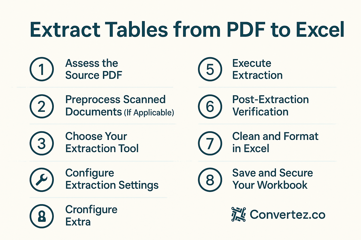 extract tables from PDF to Excel
