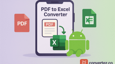 PDF to Excel converter for Android