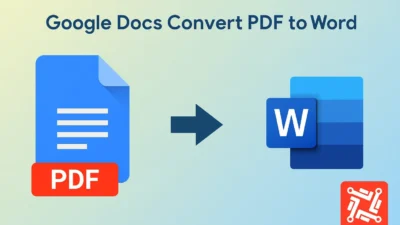 Google Docs convert PDF to Word
