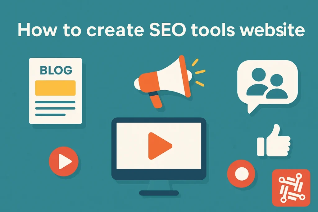 how to create seo tools website