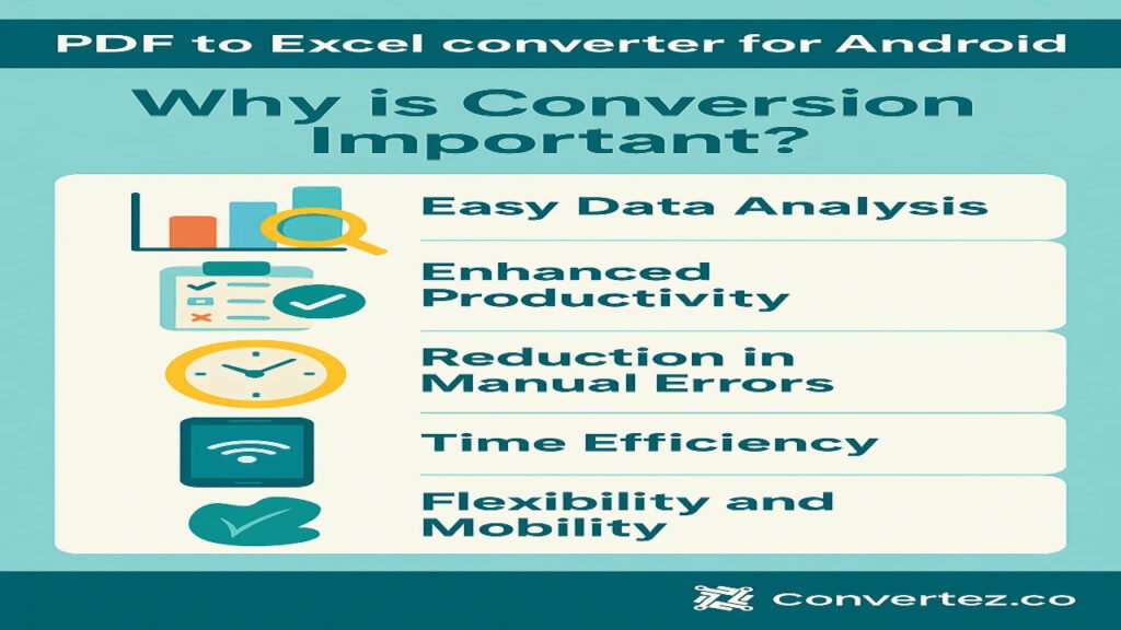  PDF to Excel converter for Android